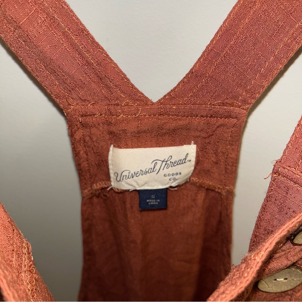 Universal Thread Rust Jumpsuit With Button Detail - image 2